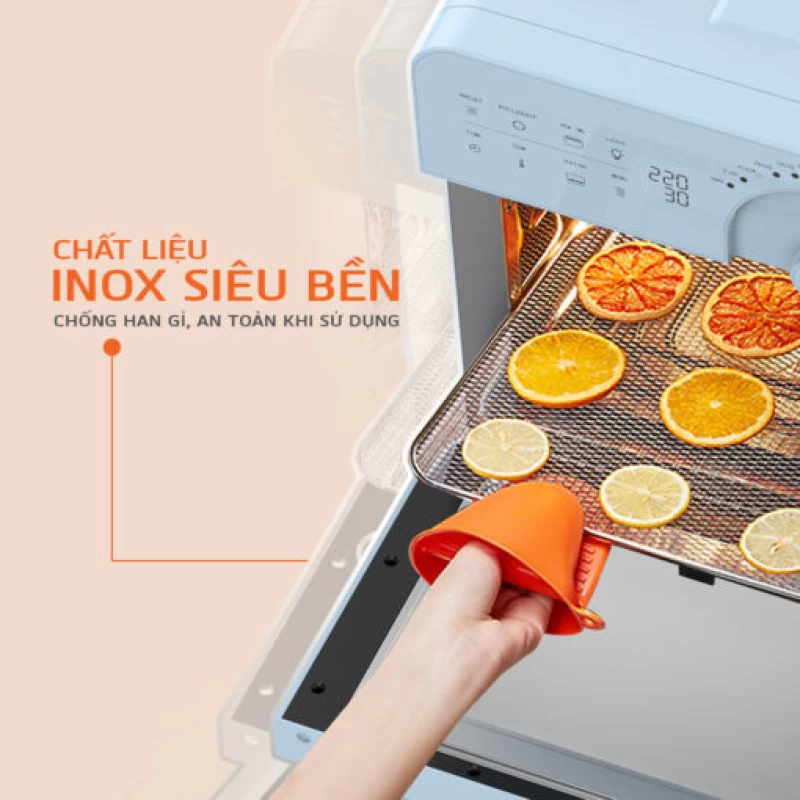 Nồi chiên không dầu UNIE SKY BLUE - Thumbnail 5