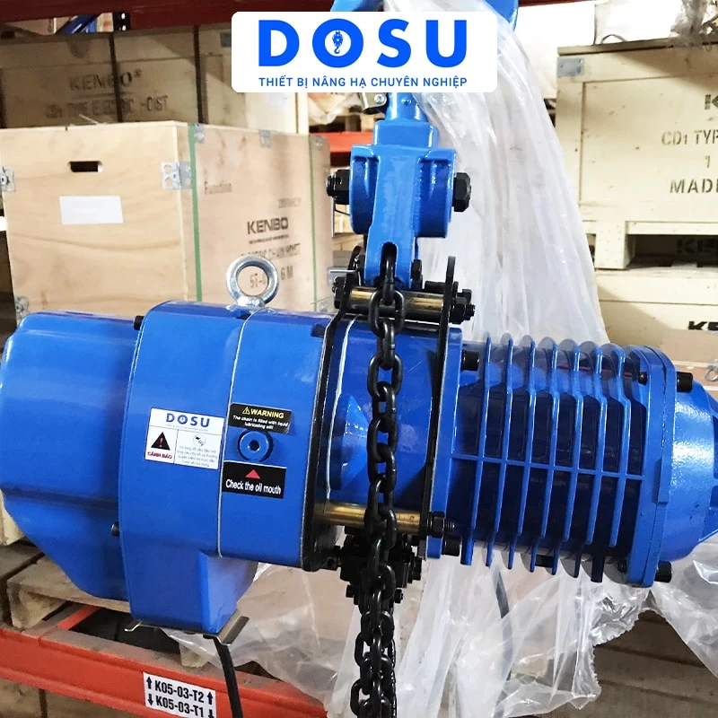 Pa lăng xích điện DOSU KKBB02-02 220V 2 tấn cố định - Ảnh 6