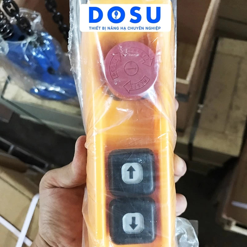Pa lăng xích điện DOSU KKBB02-02 220V 2 tấn cố định - Ảnh 1