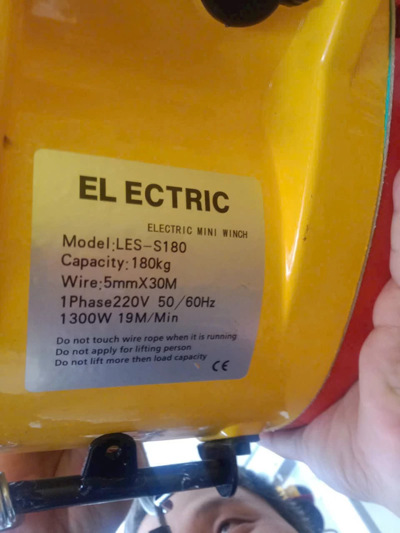 Tời điện KOIO S500 30m 500kg 220V nhanh - Thumbnail 2
