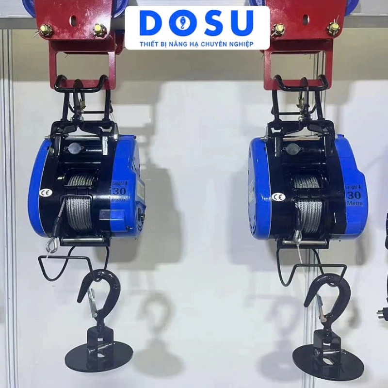 Tời Điện Nhanh Dosu SK160 30M 160Kg 220V - Thumbnail 2