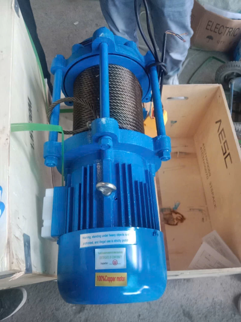 Tời điện Nitto KCD500/1000-100m 380V 200/400kg - Thumbnail 3