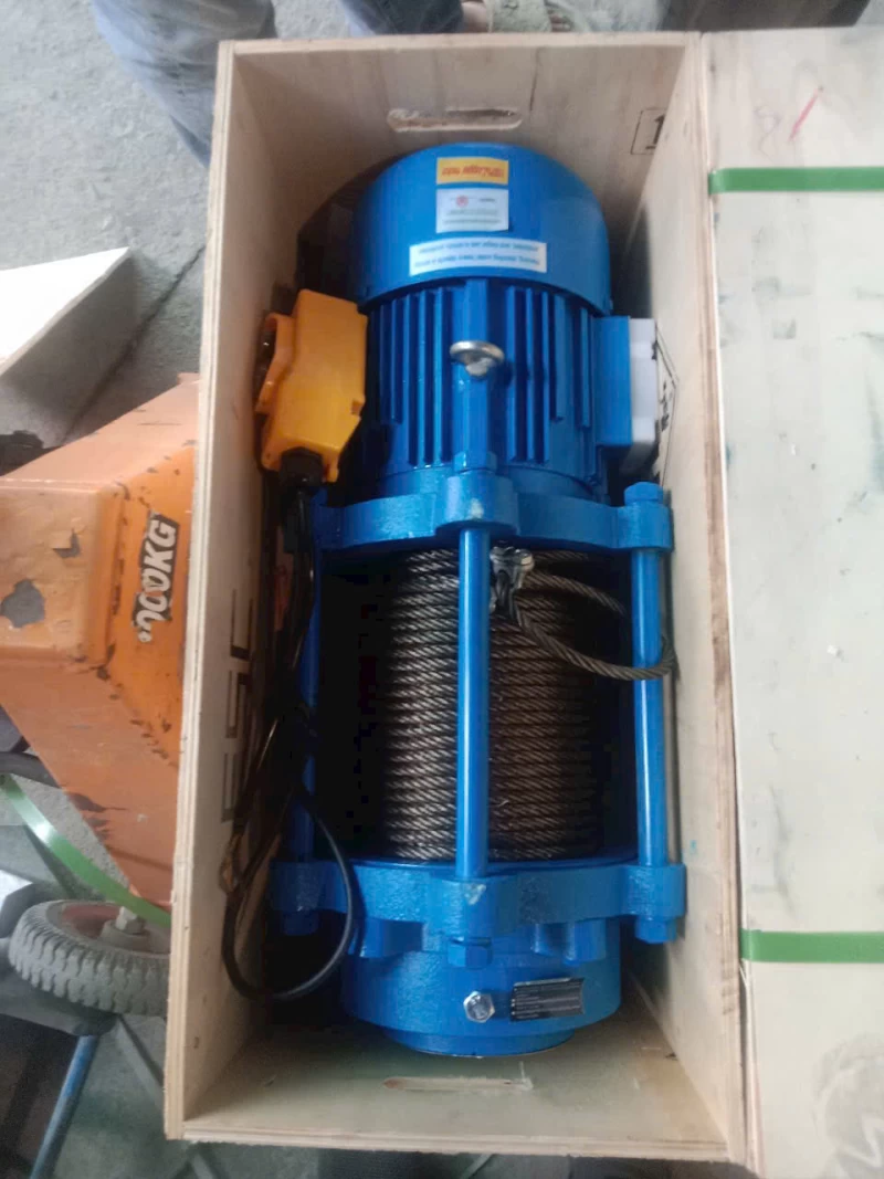 Tời điện Nitto KCD500/1000-60m 380V 300/600kg - Thumbnail 2