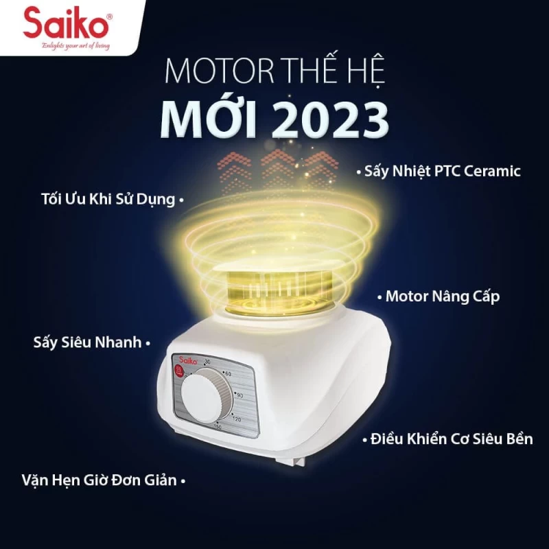 Tủ sấy quần áo Saiko CD-2300 50KG - 2300W - Ảnh 1