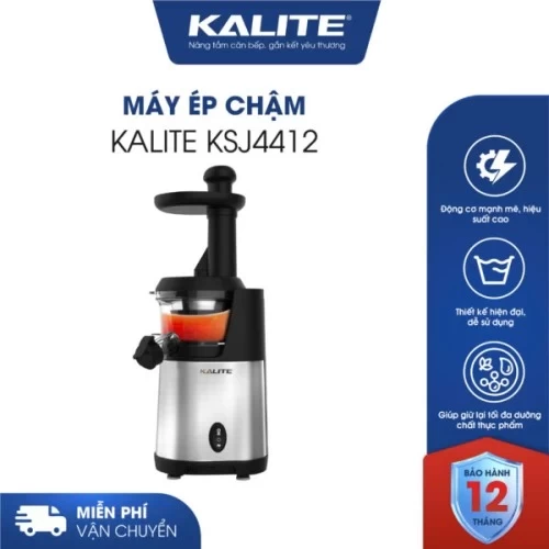 Máy ép chậm Kalite KSJ4412 động cơ đảo chiều ép kiệt bã