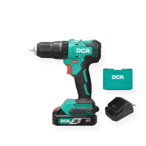 Máy Khoan Động Lực Dùng Pin DCA ADJZ2050i (TYPE DM) BLDC - Thân Máy, 1 Pin 20V 2ah, Sạc, Hộp Nhựa