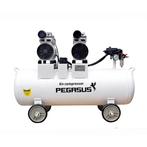 Máy Nén Khí Không Dầu Giảm Âm Pegasus 2Hp 70L TM-OF750x2-70L