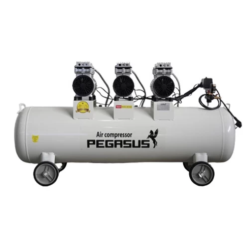 Máy Nén Khí Không Dầu Giảm Âm Pegasus 3Hp 120L TM-OF750x3-120L