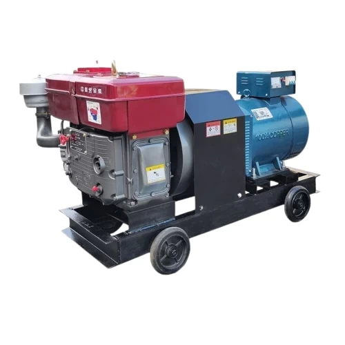 Máy phát điện đầu nổ ĐÔNG PHONG D15 7.5kW 380V gió đề
