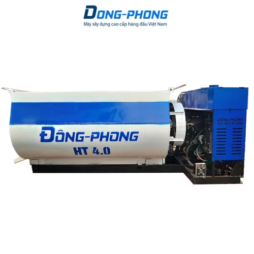 Máy trộn bê tông 2 trục cố định ĐÔNG PHONG 5 khối