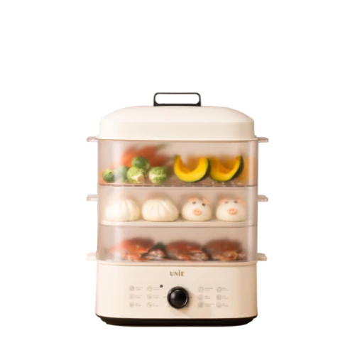 Nồi hấp UNIE UE560 dung tích lớn 18L, 3 tầng hấp, 12 tính năng tiện lợi